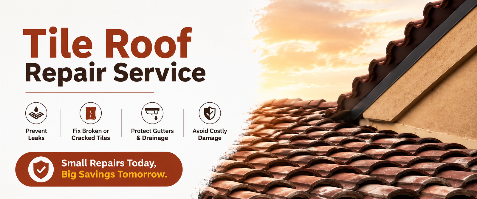What Problems Can a Tile Roof Repair Service Address Before They Worsen?